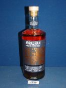 A 70 cl bottle of Abrachan blended malt Scotch Whisky.