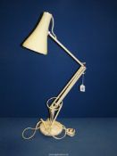 A 'Herbert Terry' mid 20th century original Angle poise desk lamp.