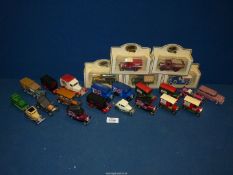 A small quantity of matchbox vehicles mostly related to Walkers crisps, some boxed, plus Dinky ,