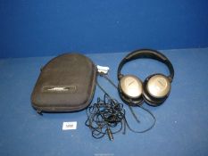 Bose headphones and case.