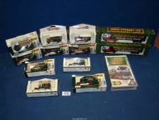 A quantity of boxed Eddie Stobart lorries and trucks including Lledo and Days Gone By.