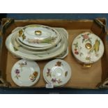 A quantity of Royal Worcester 'Evesham' dinner ware including pie dish, tureens,