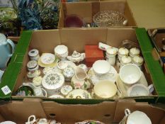 A quantity of china including 'Lesley Anne' spice jars,