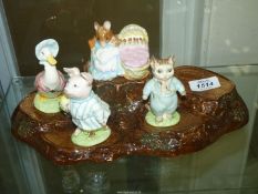 Three Beswick Beatrix Potter figures including 'Little Pig Robinson',