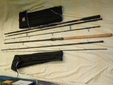 Two Daiwa fishing rods:- Power Mesh Carp, length 12' and Vulcan XM130WA, length 13'.