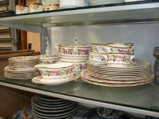 A quantity of Royal Worcester 'Royal Garden' dinnerware including dinner and dessert plates,