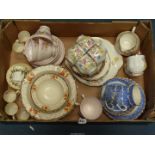 A quantity of part tea and coffee sets including Tuscan 'April Beauty', Royal Albert,