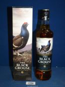 A 70 cl bottle of The Black Grouse blended Scotch Whisky, boxed.