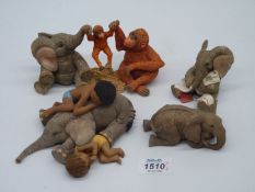 A small quantity of Tuskers Elephants including 'Verity', 'Always Dreaming' a Henry, Orangutan etc.