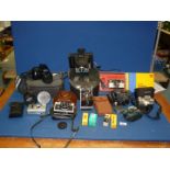 A quantity of cameras including Kodak Instamatic 255-X outfit, Polaroid Colorpack II,