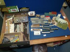 A quantity of '00' and 'N' gauge trains, track, rolling stock, control system,