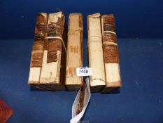Five Volumes of Charles Dickens Books, for restoration.