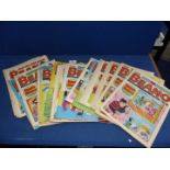 A quantity of Beano Comics from 1989.