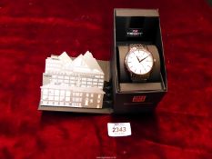 A gentleman's Tissot Carson model watch, stainless steel with sapphire crystal, as new,