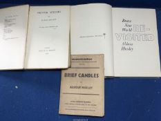 Three Aldous Huxley books; Proper Studies 1927,