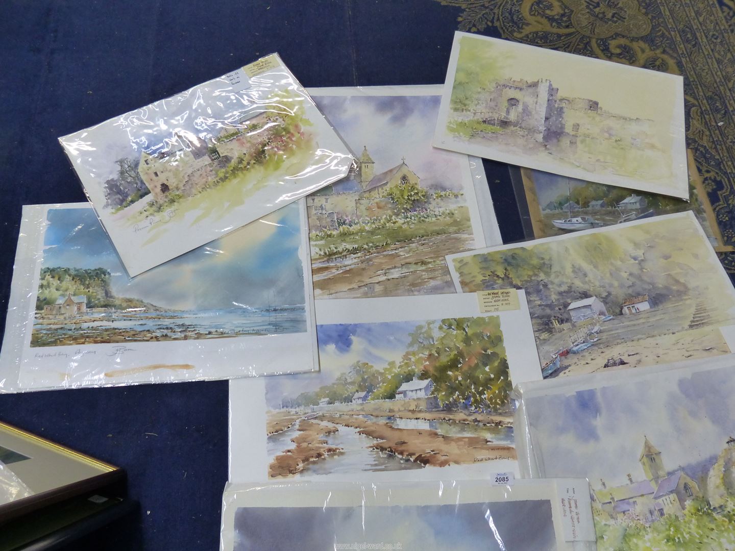 Joanne Thomas: nine watercolours of mainly Anglesey scenes. - Image 2 of 4