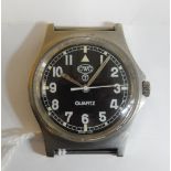 A Military quartz movement watch believed to require a battery,