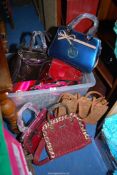 A quantity of various Handbags.