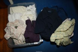 A quantity of gents shirts and ladies blouses by Sand, Daks, etc.