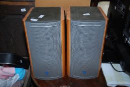 A pair of Cobalt 806 JM Lab speakers.