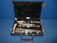 A cased Clarinet by Noble.