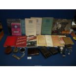 A quantity of pamphlets and military book dated 1940-1942,