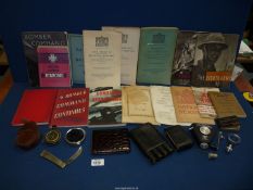 A quantity of pamphlets and military book dated 1940-1942,