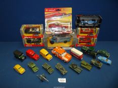 A quantity of model cars including Bburago Ferraris,