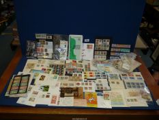 A 'Glory' box of stamps and related material including First Day Covers British Commonwealth Games