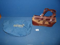 A Dubarry brown leather shoulder bag with dust bag.