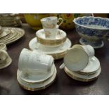 A quantity of Nanrich Pottery to include six tea cups and saucers, six tea plates,