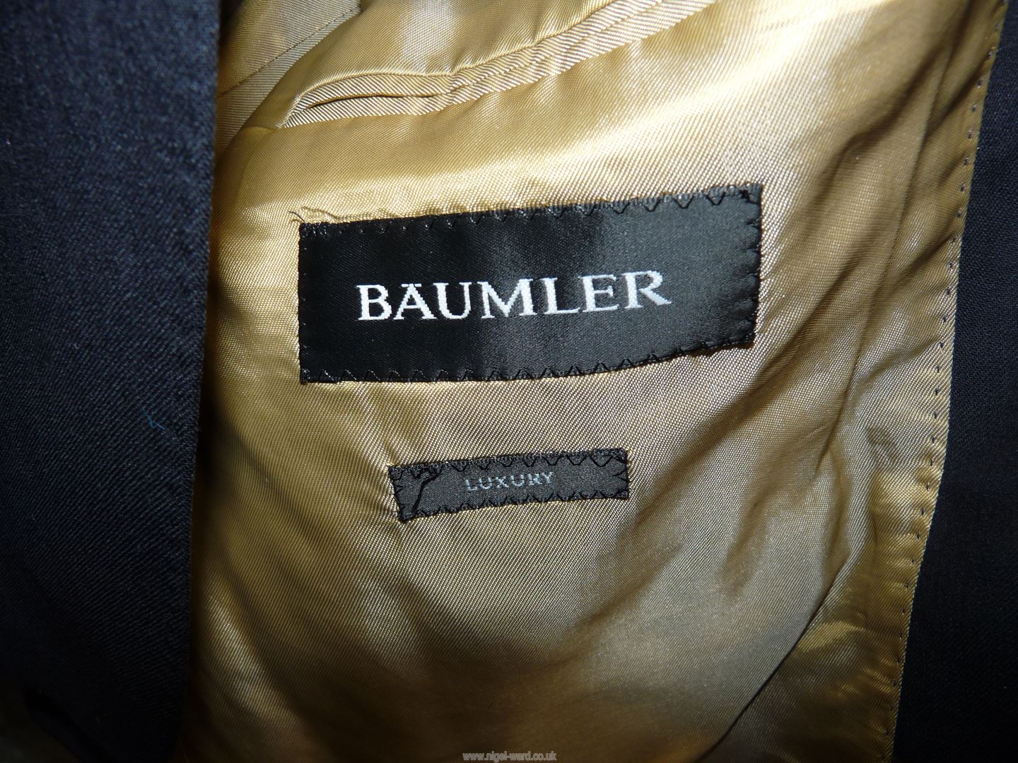 Two gents Jackets - one Daks wool and the other Baumler navy blue, size 56. - Image 3 of 3