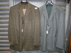 A gents Magee jacket and a pair of gents Brax trousers, size 38R together with Baumler ?**,size 52.