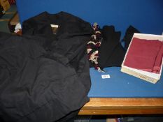 A graduation set including Ede & Ravenscroft Ltd, cap and red sash etc.