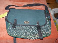 A Lureflash fishing shoulder bag.