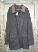 A gents 'Rainman London' navy casual coat, size large.