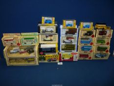 A quantity of model cars including Lledo, Oxford Diecast,