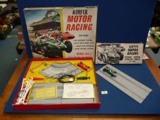 A boxed Airfix motor racing (1/32 scale) and accessory pack.
