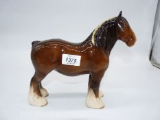 A Beswick Bay Shire Horse.