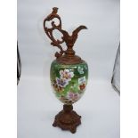 A Victorian large jug effect ornament,