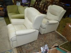 A pair of Sherbourne electric lift and rise reclining Armchairs,