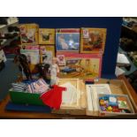 A Sindy doll and a large quantity of Sindy accessories including horse.