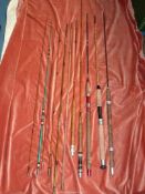 A bundle of rods for spares and repairs.