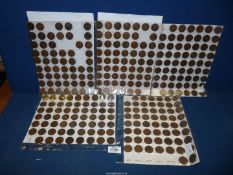 A large quantity of half pennies dating from 1905/1967.