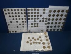 A quantity of two shilling pieces and shilling pieces dated 1905-1966 and sixpences 1905-1967 and