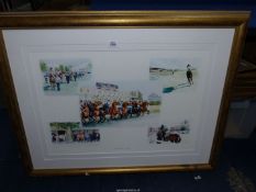 A framed and mounted horse racing Limited Edition Print no.