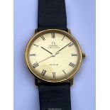 An 18 ct. gold cased Omega De Ville Automatic gentleman's Wristwatch