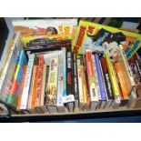 A box of Spike Milligan books,The Lost Goon Shows, Gentleman's Relish by Ronnie Barker, etc.