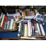 Three boxes of War related books including; Max Hastings,