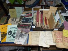 Two boxes of Military manuals and instruction books, WWI and WWII and 1950's,
